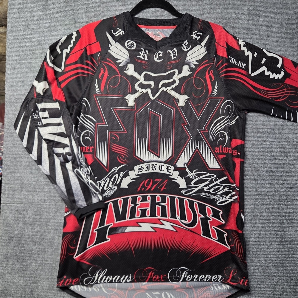 Fox Racing 360 Houston Victory Model Jersey Mens Small 2011 Fox Moto X Limited